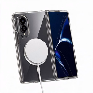 Tech-Protect FlexAir Hybrid MagSafe -suojakuori Samsung Galaxy Z Fold 8 -mallille, läpinäkyvä