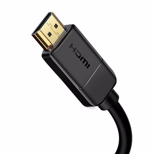 Baseus 2x HDMI 2.0 4K 60Hz kaapeli, 3D, HDR, 18Gbps, 5 m (musta)