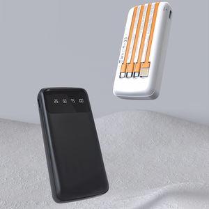 Dudao K6Pro Universal 10000mAh Power Bank USB-kaapelilla, USB Type C, Lightning valkoinen (K6Pro-white)