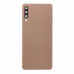 Takakuori Samsung A750 A7 2018:lle kultainen (kameralasilla) OEM