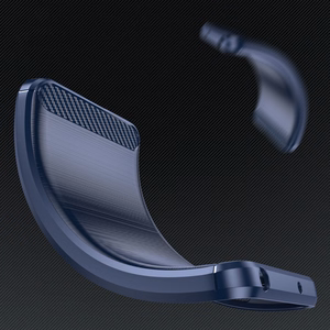 Carbon Case Silikoninen Suojakuori iPhone 16:lle - Sininen