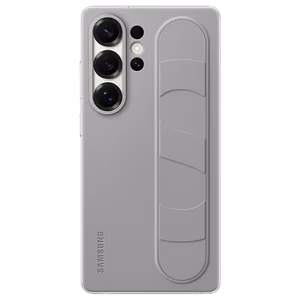 Samsung Standing Grip Case suojakuori, Samsung Galaxy S25+, harmaa
