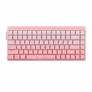 HERO84 HE PINK+Gradient+Contour Dragon King RGB AULA gasket näppäimistö