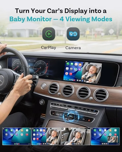 Ottocast Cabin Care Wireless CarPlay Adapter with Mobile Baby Monitor Function Black CA520-T