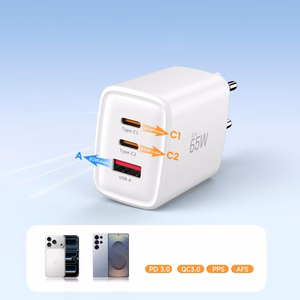 Tech-Protect NCA65W-GAN 3-Port 65W Wall Charger - White