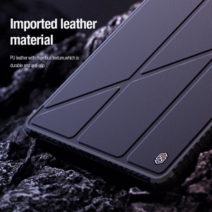 Nillkin Bumper Nahkainen Case Pro Suojakuori Samsung Galaxy Tab S9+:lle - musta