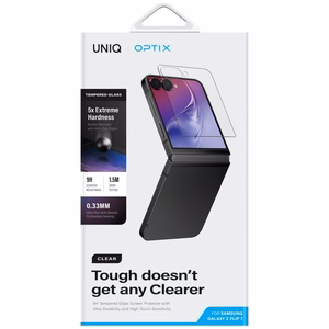Uniq Optix Clear karkaistu lasi Samsung Galaxy Z Flip 7