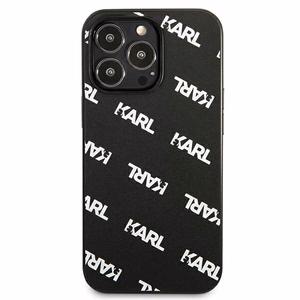 Karl Lagerfeld Allover kotelo iPhone 13 Pro / iPhone 13 - musta