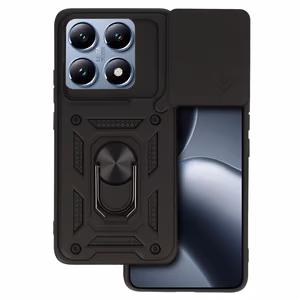 Slide Camera Armor Case for Xiaomi 14T Black