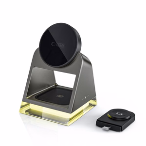 Tech-Protect QI15W-A43 3in1 Wireless Charger with MagSafe for Apple Devices - Black