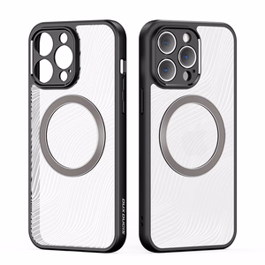 Panssaroitu Suojakuori iPhone 14 Pro:lle MagSafe-yhteensopiva Dux Ducis Aimo Mag - musta