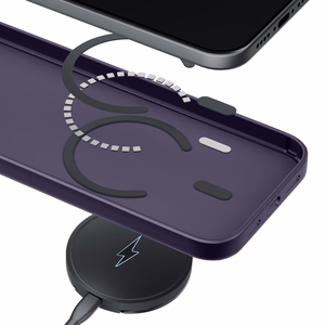 3mk Smoke MagCase - suojakuori iPhone 17 Pro Maxille - violetti-läpikuultava