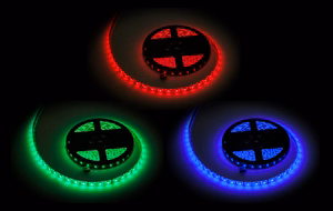 Rebel vedenpitävä RGB LED-nauha, 5 m, 300 x 5050 SMD, 12 V