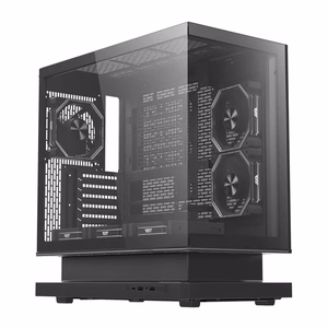 DarkFlash F1 ATX -tietokonekotelo ja 6 tuuletinta, musta
