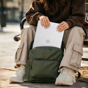 Tech-Protect SmartShell Suojakuori MacBook Neo 13" 2026 - Läpinäkyvä Glitter