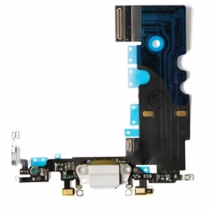 Lataausportti yhteensopiva Apple iPhone SE2 2020 kanssa flex-kaapelilla / valkoinen / OEM