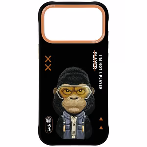 Nimmy Cool&Cute 2.0 Gorilla Suojakuori iPhone 17 Pro:lle - Musta