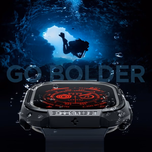 Spigen Tough Armor suojakuori mallille Apple Watch Ultra 49 mm, musta