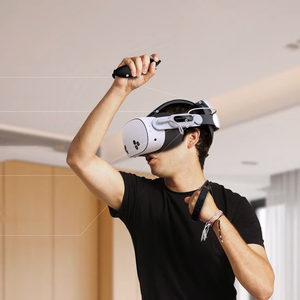 BoboVR E3 Pro päähihna akulla Meta Quest 3:lle ja 3S:lle - valkoinen ja musta