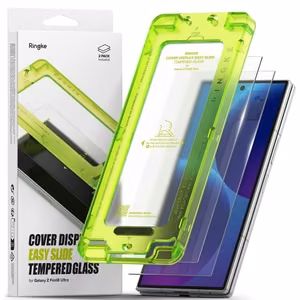 Ringke Cover Display Pro karkaistusta lasista valmistettu näytönsuoja mallille Samsung Galaxy Z Fold 8 Ultra, 2 kpl