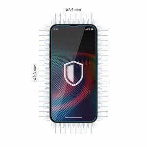 Karkaistua lasia iPhone 14 Pro / iPhone 14 hybrid flexi 7H 3mk FlexibleGlass -sarjasta iPhone 14 Pro / iPhone 14 hybridiin 7H