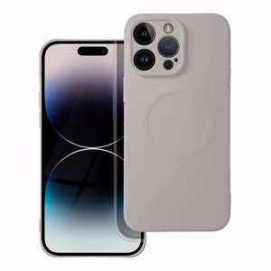 Suojakuori Samsung A37:lle Silicone Mag Cover MagSafe-yhteensopiva titaaninharmaa