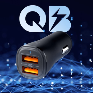 Spigen Essential EV302 30W 2-Port USB-A Car Charger - Black