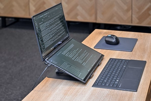 Säädettävä, pyörivä, ergonominen kannettavan tietokoneen teline 10–17″ LAPTOP STAND ROTO MT2662