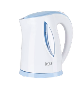 TEESA-vedenkeitin, 2200 W, 1,7 l, valkoinen