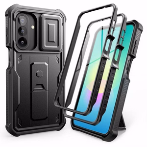 Tech-Protect Kevlar Cam+ -suojakuorisetti, 2 kpl, Samsung Galaxy A27 -mallille, musta