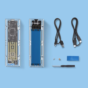 Orico TCM2-C3 M.2 NVME - USB-C 10 Gb/s levyasema - sininen