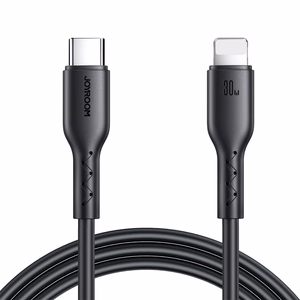 Joyroom Flash-Charge Series SA26-CL3 USB-C / Lightning Kaapeli 30W 1m - musta