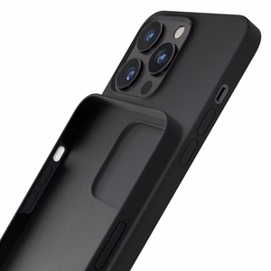 3mk Silikoninen Suojakuori iPhone 16 Pro:lle - Musta