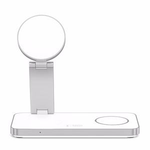 Tech-Protect QI15W-A47 MagSafe 3in1 Inductive Charger + USB-C Cable - White
