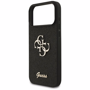 Guess Fixed Glitter Big 4G suojakuori iPhone 17 Pro Max - musta