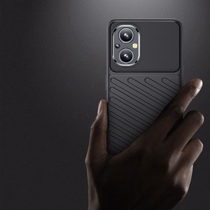 Thunder Case joustava panssaroitu suojus OnePlus Nord N20 5G musta
