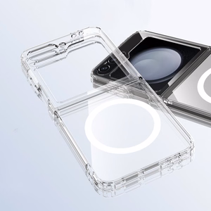 Tech-Protect FlexAir Hybrid MagSafe Suojakuori Samsung Galaxy Z Flip 6 / 7 FE:lle - läpinäkyvä