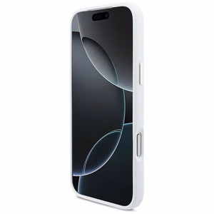 BMW M Silicon Horizontal Line MagSafe Suojakuori iPhone 17 Pro Maxille - Valkoinen