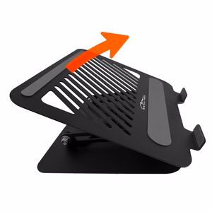 Säädettävä, pyörivä, ergonominen kannettavan tietokoneen teline 10–17″ LAPTOP STAND ROTO MT2662