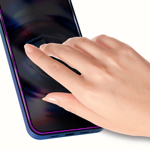 9H panssarilasi 3mk HardGlass Max Privacy -tietosuojasuodattimella iPhone 13/13 Pro/14/16E/17E:lle