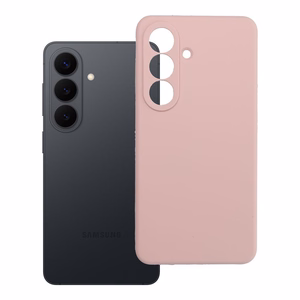 Suojakuori Samsung S26 silikoni 2mm puuterinen vaaleanpunainen