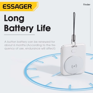 Essager "Tag" White Intelligent Bluetooth Finder / Tracker Pendant