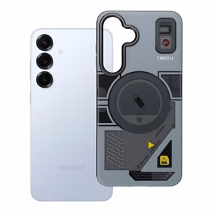 Case for Samsung S25 PLUS Forcell F-Protect Levels Dual Layer 4D technology compatible with MagSafe Military Drop-Test cyber gray