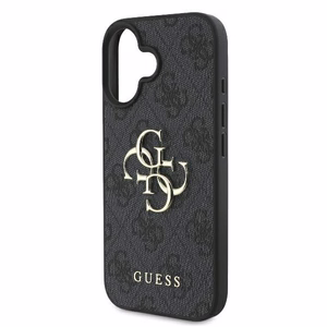 Guess 4G Big Logo Case for iPhone 16 - Black