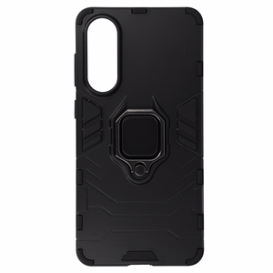 Ring Armor Suojakuori Samsung Galaxy S25 Edge:lle musta