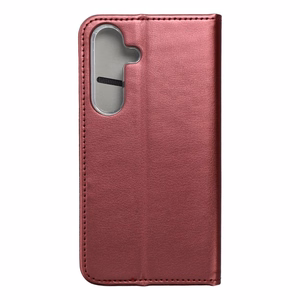 SMART MAGNETO kirjakotelo SAMSUNG S24 – burgundinpunainen