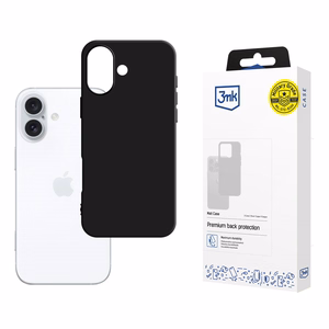 3mk Matt Case MagSafella iPhone 16:lle - Musta