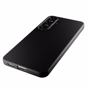 Puro Icon silikoninen suojakuori Samsung Galaxy S25 -puhelimelle - musta