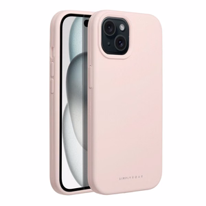 ROAR Suojakuori CLOUD SKIN iPhone 15:lle vaaleanpunainen