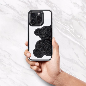 Suojakuori iPhone 12 MINI:lle Teddy Bear musta